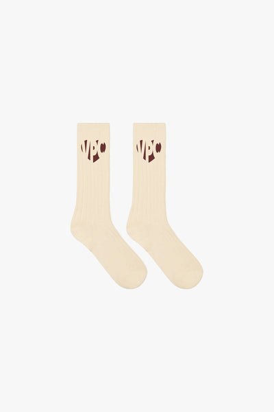 V14 Cream Socks