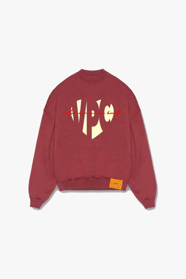 V14 Cardinal Crewneck
